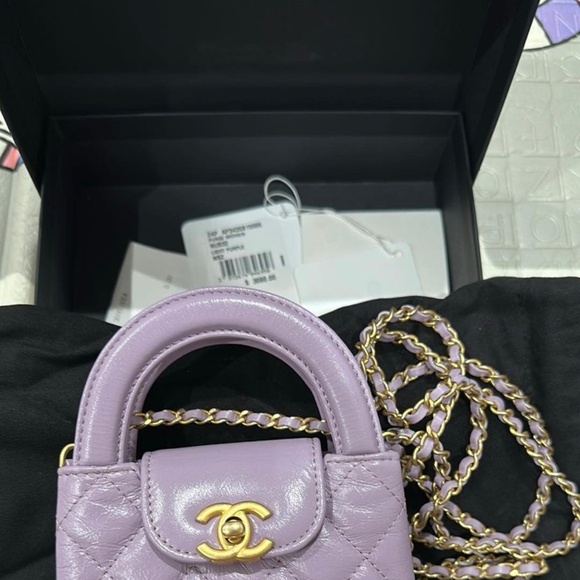 Chanel Mini Nano Kelly in Lilac - Picture 2 of 3
